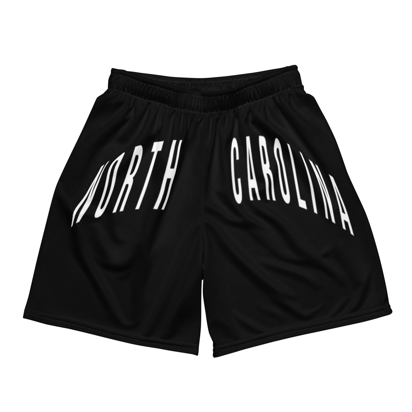 "North Carolina" Mesh Shorts Black