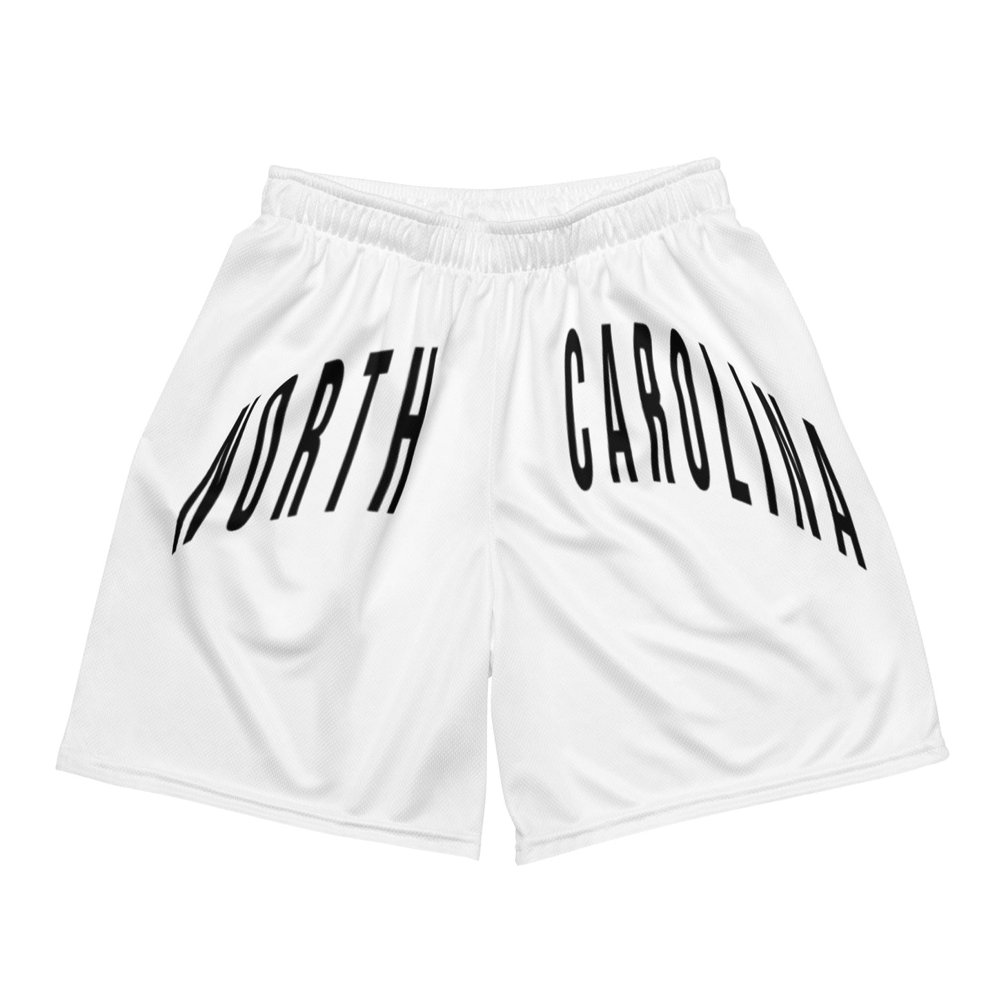 "North Carolina" Mesh Shorts White